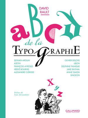 cover image of ABCD de la typographie en bande dessinée